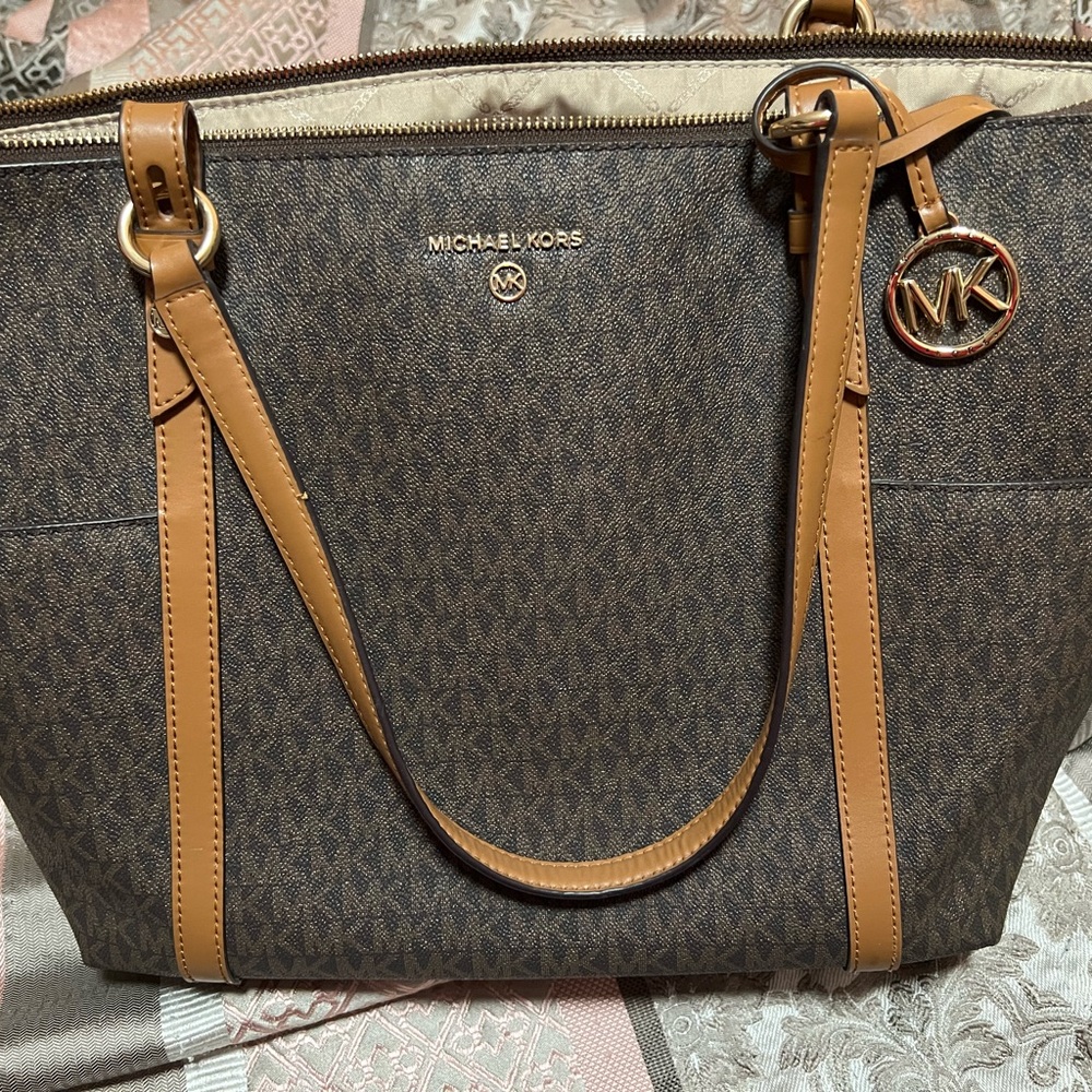 Michael Kors Signature Brown Tote